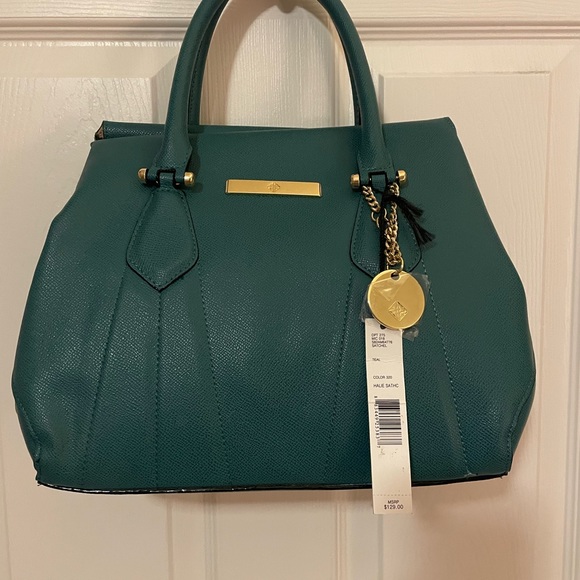 ANTONIO MELANI Handbags - Antonio Melani Purse Satchel Teal NICE Tags